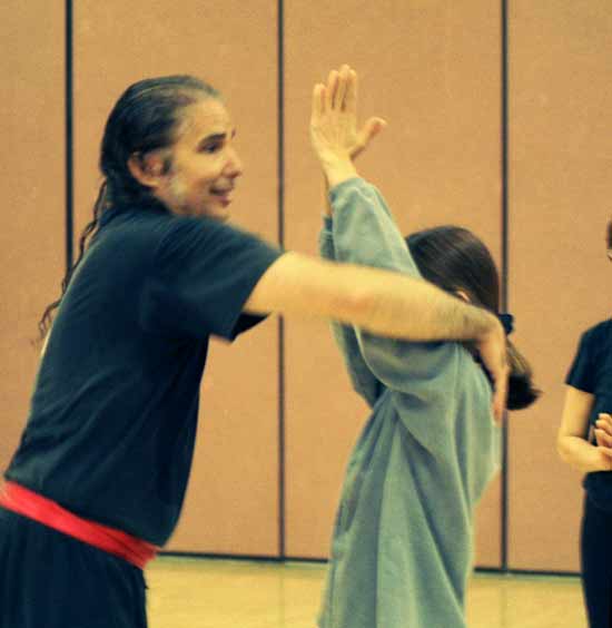 "I can't choke her!" Prayer Hands win.